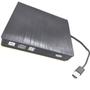 Imagem de Gravador e Leitor Externo de CD e DVD Usb 3.0 e Type-C para PC e Notebook DVD-RW gv02
