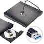 Imagem de Gravadora Externa CD DVD Slim Usb Knup KP-LE300