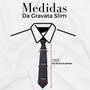 Imagem de Gravata Slim Masculina Tradicional Social Com Nó Pronto E Zíper