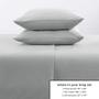 Imagem de Great Bay Home Super Soft King Grey Micro Fleece Sheet Set  Lençóis aconchegantes, quentes, duráveis, respiráveis e macios  Folhas de inverno de microvelo em cores sólidas  Coleção Christina