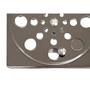 Imagem de Grelha Aco Inox Quadrada Tecnotrava 15X15Cm Com Fecho