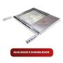 Imagem de Grelha Argentina Inox Com Chapa Auxiliar Para Hamburguer 40x50