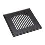 Imagem de Grelha C/ Base Invinox 10 X10 Listras Black Matte 4006/1.bm.c