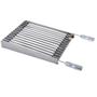 Imagem de Grelha Churrasco Parrilla Argentina 25x50 Com Abas Inox 430