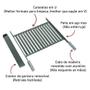 Imagem de Grelha Churrasco Parrilla Argentina Pequena 38,5X34Cm Inox