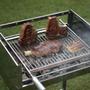 Imagem de Grelha Churrasco Parrilla Uruguaia Pequena 38,5X36Cm Inox