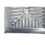 Imagem de Grelha De Aluminio Com Porta Grelha Concava 25X25Cm