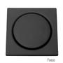 Imagem de Grelha Inox Quadrada Com Fecho De Pressão Black Matte 10X10