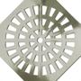 Imagem de Grelha Plastica Grap Quadrada Cromada 15X15 5503-Cr - Kit C/6