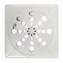 Imagem de Grelha Plastica Quadrada Branca Overtime 15X15Cm Com Fecho