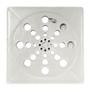 Imagem de Grelha Plastica Quadrada Branca Overtime 15X15Cm Com Fecho