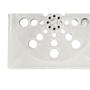 Imagem de Grelha Plastica Quadrada Branca Overtime 15X15Cm Com Fecho