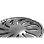 Imagem de Grelha Plastica Redonda Cromada Tigre Com Fecho 10X10Cm - Dn100