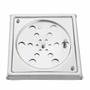 Imagem de Grelha Quadrada com Fecho e Caixilho 10x10 Inox 405 Meber 6732
