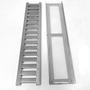 Imagem de Grelha Ralo Inox 304 com Aro 10cm x 50cm Chato com Tela