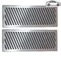 Imagem de Grelha Ralo Linear Reforçado 20x30 modelo Diagonal com Tela Anti Insetos - Aluminio - Ficone Reis