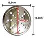 Imagem de Grelha Redonda 15x15 com Caixilho Moldenox