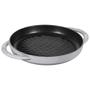 Imagem de Grelha staub redonda com alça em ferro fundido com cinza grafite 22cm 405117810