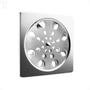 Imagem de Grelha top inox 10,2x10,2 s/caixilho quadrada p/astra c/fecho