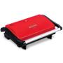 Imagem de Grill Arno Compacto 220V Vermelho 760W com Placas Antiaderentes