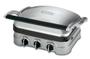 Imagem de Grill Cuisinart Griddler GR4-NCBR 5 em 1 em Aço Escovado 110v