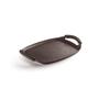 Imagem de Grill Duplo em alumínio com alça Hercules Soft Touch 26x21cm preto