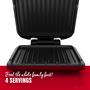 Imagem de Grill George Foreman GRP1060B - 4 Unidades, Placa Removível, 110V
