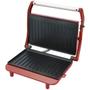 Imagem de Grill panini inox lenoxx 850w vermelho pgr165