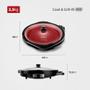 Imagem de Grill redondo cook & grill g-03-rc 1270w red ceramic 127v