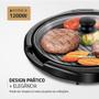 Imagem de Grill Redondo Mondial Smart Grill 30cm 1200W G-04 Preto 220V