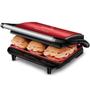 Imagem de Grill Sanduicheira Master Press Inox Red Ceramic Mondial 2 em 1 1000W