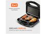 Grill/Sanduicheira Mondial Premium S-07 Retangular 850W Imagem de Grill/Sanduicheira Mondial Premium S-07 Retangular 850W