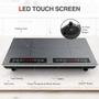 Imagem de GTKZW Cooktop de Indução Duplo 24" 4000W com 2 Queimadores e Tela Touch