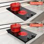 Imagem de GTKZW Cooktop Elétrico 12" 110V com 2 Queimadores e Controle por Botão