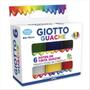 Imagem de Guache Giotto tons de pele com 6 cores 15ml