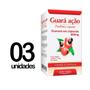 Imagem de Guaraná Guara Ação 500mg c/ 30 Capsulas Kit c/ 03 Unidades