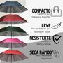 Imagem de Guarda-Chuva 8 Varetas Pequeno com Capa Protetora Duplo Revestimento e Proteção UV
