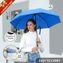 Imagem de Guarda-chuva Anntrue à Prova de Vento - Abertura e Fechamento Automáticos - Azul Céu