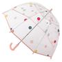 Imagem de Guarda-chuva Baraida Kids Clear Transparent Dome rosa à prova de vento