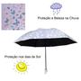 Imagem de Guarda Chuva Blackout Proteção UV com Estampas que mudam de cor quando molha: Cores Sortidas