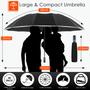 Imagem de Guarda-Chuva Bodyguard Invertido à Prova de Vento com Faixa Reflexiva