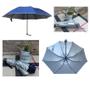 Imagem de Guarda Chuva Compacto com Bolsinha Plástica: Sombrinha Dobrável 8 Varetas com Proteção Solar UV