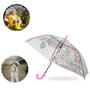 Imagem de Guarda Chuva Cúpula Infantil Transparente com Unicórnio Super Proteção