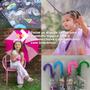 Imagem de Guarda Chuva Cúpula Infantil Transparente com Unicórnio Super Proteção