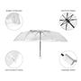 Imagem de Guarda-chuva de viagem Pumwoy Clear Transparent Auto Open Close