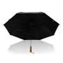 Imagem de Guarda Chuva Grande Duplo Resistente Automático Cabo Madeira