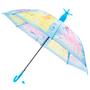 Imagem de Guarda Chuva Infantil Automático Menina Com Apito e Copinho