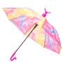 Imagem de Guarda Chuva Infantil Automático Menina Com Apito e Copinho