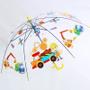 Imagem de Guarda chuva infantil - transparente estampado automático