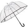 Imagem de Guarda Chuva Longo Com Cabo Curvo Sombrinha Transparente Fazzoletti